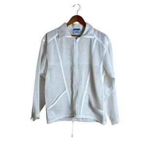 Sunveil sunwear white cover up‎ coat. Size xs